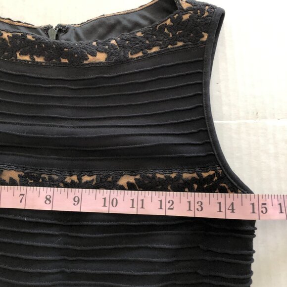 TADASHI SHOJI Women's Black Dress size XS Formal Party Cocktail Evening Wedding - Picture 10 of 16